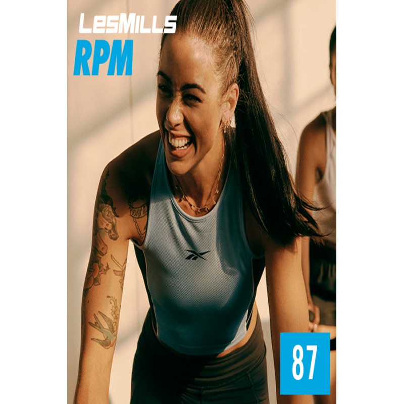 [Hot Sale]LesMills Routines RPM 87 New Release RPM87 DVD, CD & Notes